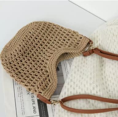Woven Raffia shoulder bag