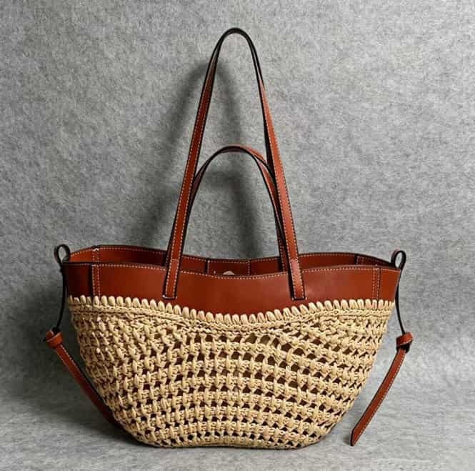 Hollow Woven Raffia Tote Bag Hollow Woven Raffia Tote Bag