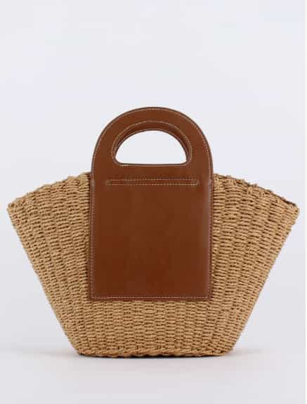 Raffia Handheld Basket Bag Raffia Handheld Basket Bag