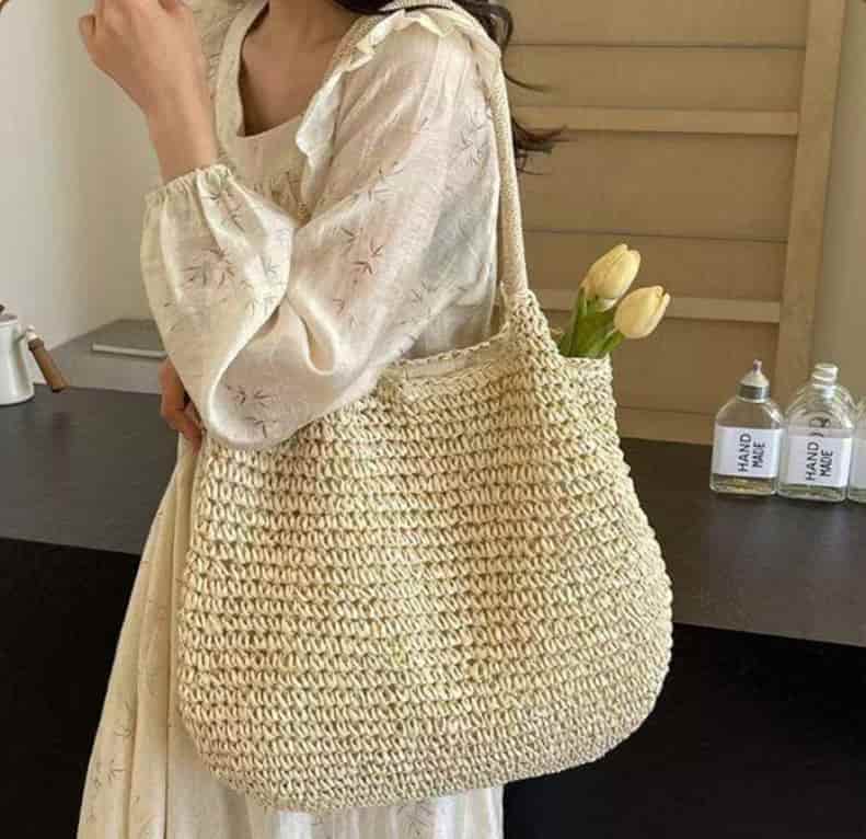 Handwoven Raffia Bag