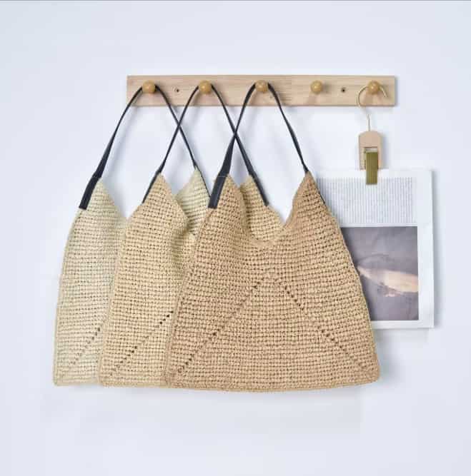 Handmade Straw Shoulder Bag