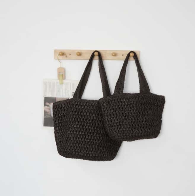 natural raffia bag