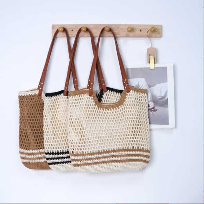Dyed Raffia Bag